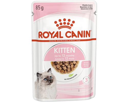 Aliment pour chatons Royal Canin en portion de 85 grammes