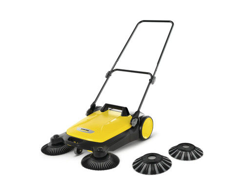 Balayeuse jaune avec brosses de rechange