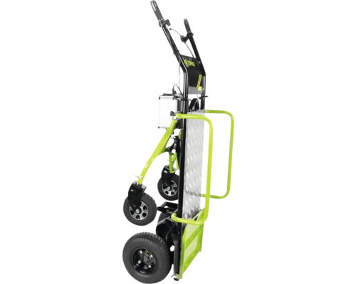 Monte-escalier pour charges avec poignées et roues