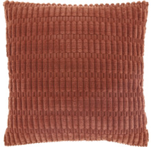 Coussin carré avec motif côtelé