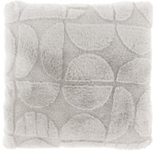 Quadratisches Dekokissen mit geometrischem Muster und weicher Oberfläche