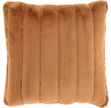 Coussin carré aspect fourrure