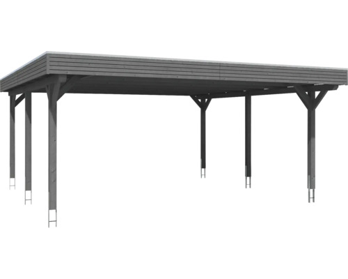 Abri de voiture indépendant en bois
