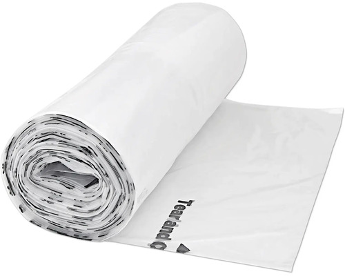 Rouleau de sacs poubelles blancs à détacher