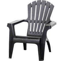 Chaise de jardin en plastique avec accoudoirs