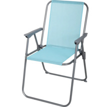 Chaise de camping pliante avec accoudoirs