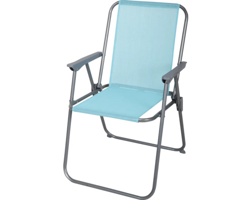 Chaise de camping pliante avec accoudoirs
