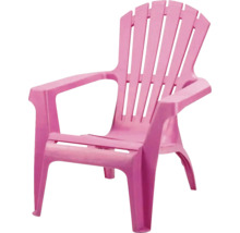 Pinkfarbener Adirondack Gartenstuhl aus Kunststoff