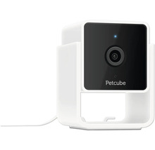 Logo Petcube sur caméra pour animaux de compagnie