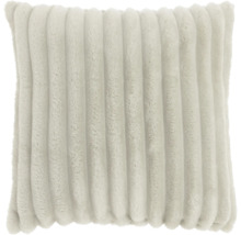 Coussin décoratif avec motif côtelé