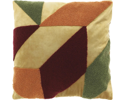 Coussin décoratif Loki rose bordeaux menthe 45x45 cm