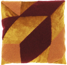 Dekokissen Loki gold bordeaux rosa 45x45 cm