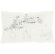 Coussin décoratif avec motifs hivernaux