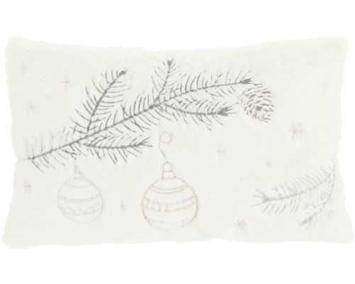 Coussin décoratif avec motifs hivernaux