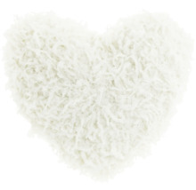 Dekokissen Romeo Heart 45x45 cm dove white
