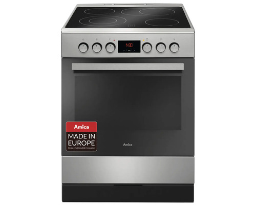 Cuisinière Amica avec plaque vitrocéramique SHC 913 001 E volume utile 65 l lxhxp zéro x zéro x