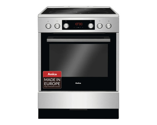 Cuisinière Amica avec plaque vitrocéramique SHC 914 100 E volume utile 65 l lxhxp 600 x 850 x 600 mm