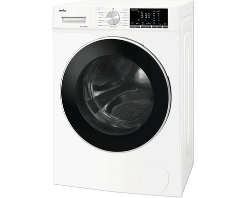 Amica Waschmaschine mit Bedienfeld und Bullauge