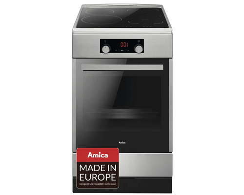 Cuisinière Amica avec plaque vitrocéramique SHI 905 150 E volume utile 65 l lxhxp zéro x zéro x