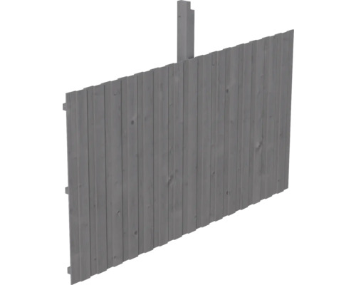 Paroi arrière coffrage de profils SKAN HOLZ 341 x 180 cm ardoise