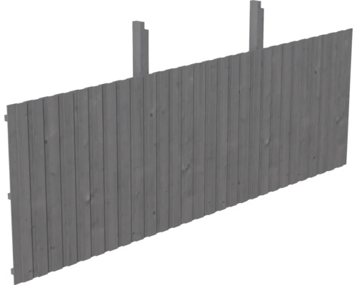 Paroi arrière coffrage de profils SKAN HOLZ 550 x 180 cm ardoise