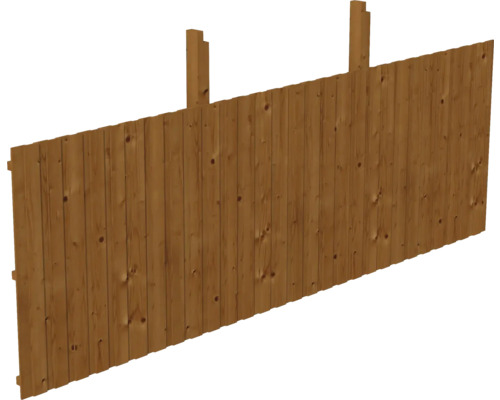 Paroi arrière coffrage pour couvercle SKAN HOLZ 550 x 180 cm noyer