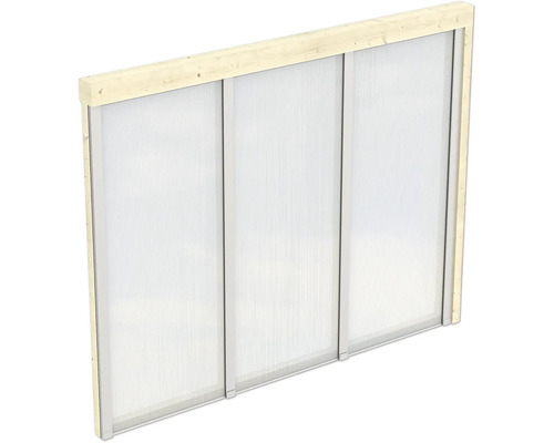 Seitenwand Polycarbonat SKAN HOLZ 255 x 200 cm natur