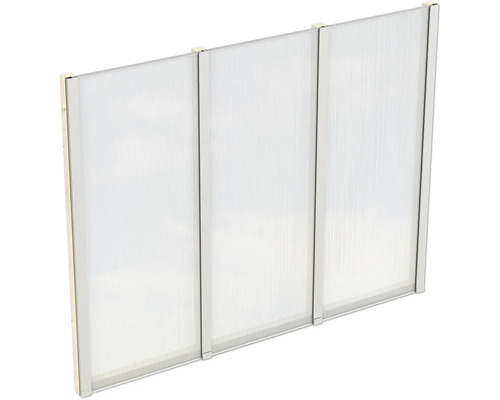 Seitenwand Polycarbonat SKAN HOLZ 243 x 200 cm natur