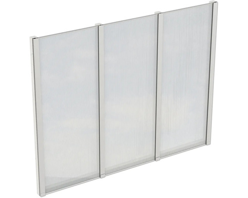 Seitenwand Polycarbonat SKAN HOLZ 243 x 200 cm weiß