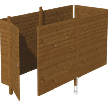 Brise-vue en bois pour aménagement de jardin