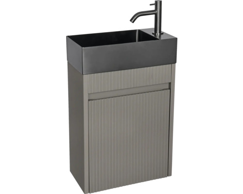 Waschtisch mit Unterschrank und Armatur