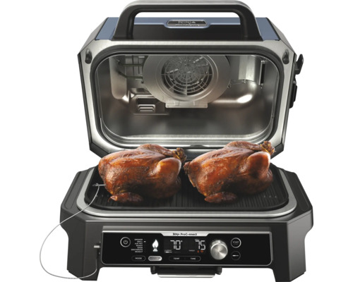 Ninja Pro Connect Grill mit zwei Hähnchen