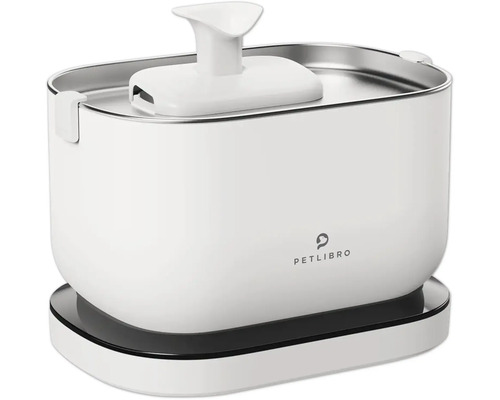 Fontaine à eau Petlibro Dockstream fontaine à eau 2,5 l blanc fontaine intelligente pour chats Fontaine à eau Petlibro pour animaux de compagnie