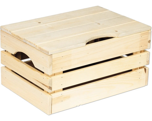 Caisse en bois avec couvercle