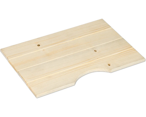 Couvercle Buildify petit pour kit de caisse en bois non traité 32 x 26 x 22 cm Planche en bois avec encoche