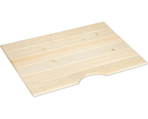 Couvercle Buildify moyen pour kit de caisse en bois non traité 44,5 x 26 x 32 cm Panneau en bois avec encoche