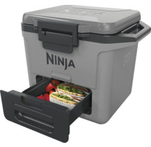 Ninja Kühlbox mit Sandwich und Paprika im Auszug