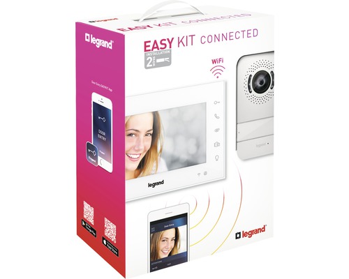 Legrand Interphone vidéo Easy Kit Connected dans son emballage