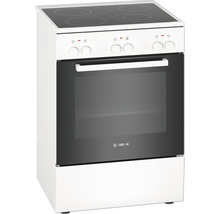 Cuisinière électrique à poser avec plaque vitrocéramique et four