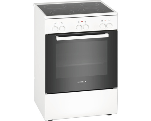 Cuisinière électrique à poser avec plaque vitrocéramique et four