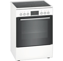 Cuisinière électrique avec plaque vitrocéramique et four