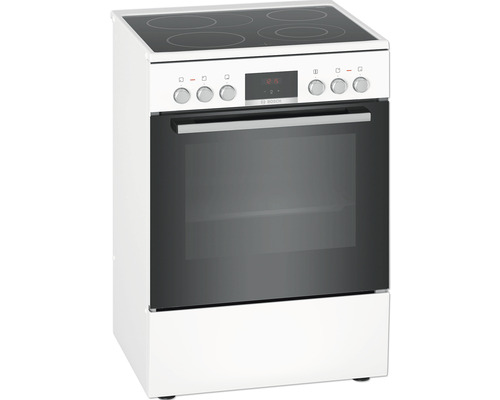 Cuisinière électrique avec plaque vitrocéramique et four