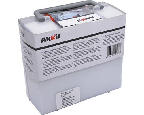 AkKit Diamantbohrer Set im Kunststoffkoffer