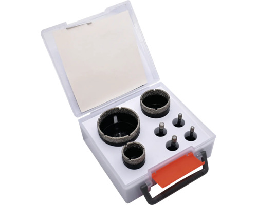 Lochsägen-Set im Koffer für Bohrmaschinen