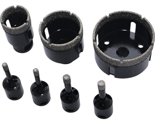 Diamantbohrkronen Set für Bohrmaschinen