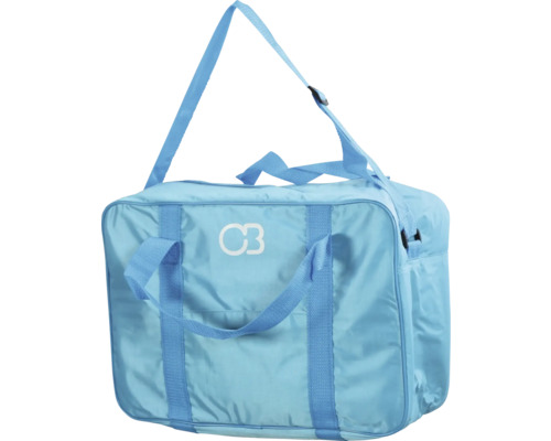 Sac bleu clair avec bandoulière et poignées