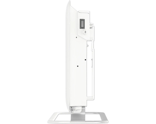 Radiateur électrique blanc avec écran et socle