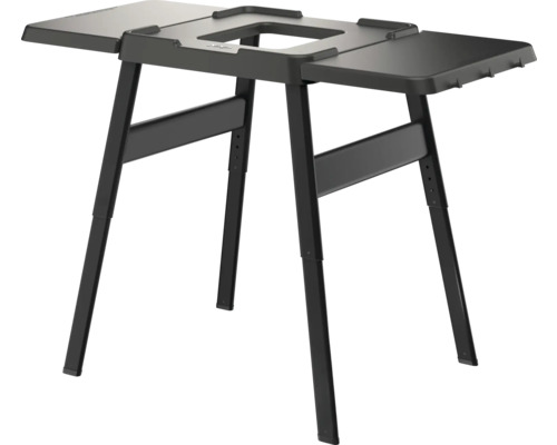 Grilltisch mit verstellbaren Beinen und Ablageflächen