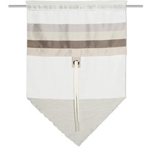 Store bateau triangulaire avec rayures horizontales et anneau de réglage.