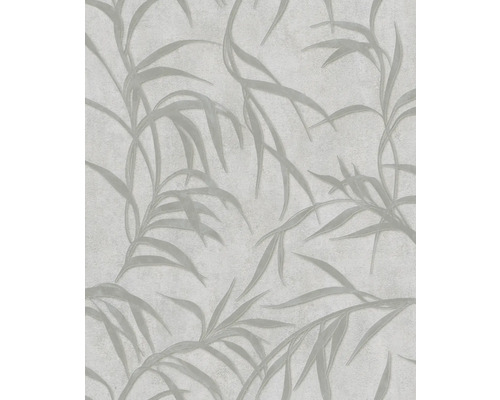 Papier peint intissé 34286 City Glow Floral gris argent Papier peint avec motif végétal